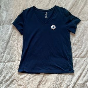 Converse Navy V-Neck T-Shirt